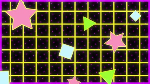 Abstraktes fließendes Gitter im Retro-Stil der 90er Jahre in Pastellfarbe, niedlicher minimalistischer