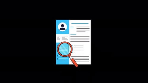 CV Analyzing Animation - Transparent