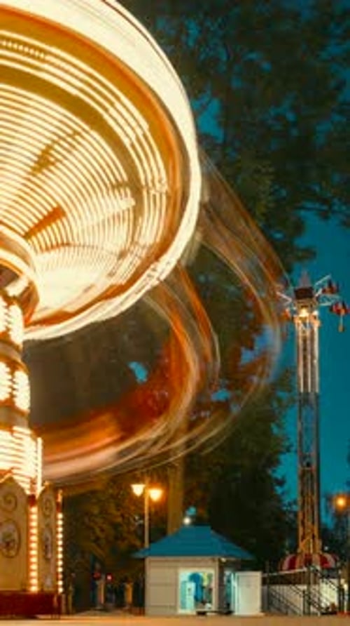 Brightly Illuminated Rotating High Speed
