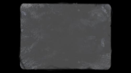 Vintage 8mm Film Frame with Dust Scratches and Light Leaks