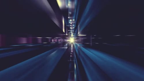 Fond de mouvement 4K Glassy Tunnel Drive