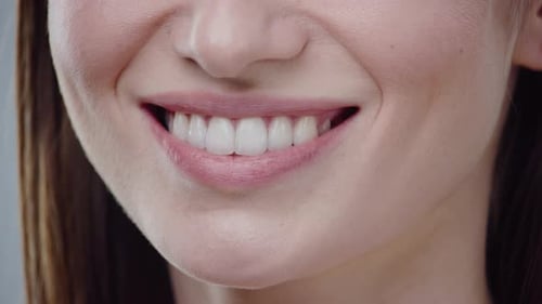 A CloseUp View of Elegantly Female Lips and Skin Texture Captured in Soft Natural Light