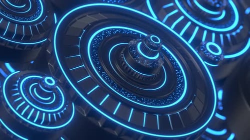 Digitales High-Tech-Konzept. Hintergrund der abstrakten Technologie.