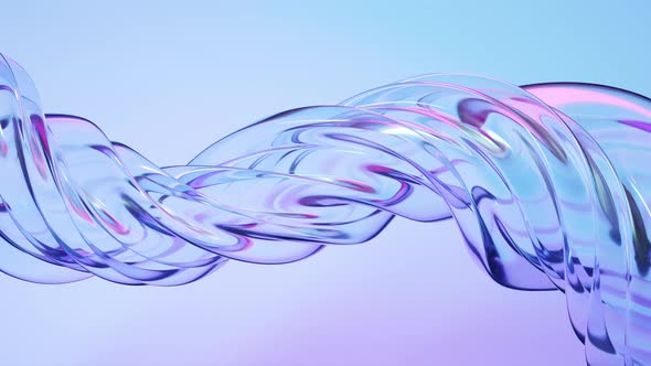 Abstract wave loop animation. 3D rendered background, flowing, fluid ...