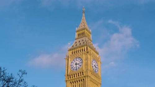 Vista da torre Elizabeth em Londres