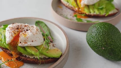 Tasty Avocado Toast with Egg
