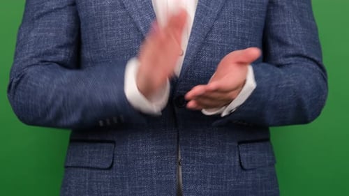 businessman applause