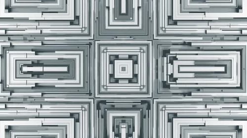 Expanding Abstract Geometric Pattern Looping Background