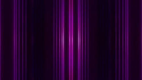 Animated Purple Neon Vertical Lines Background Loop