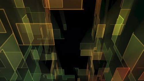 Technologie abstraite numérique avec lignes animées lumineuses