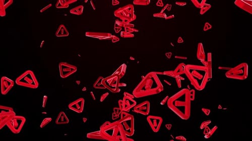 Bucle de fondo con signo de exclamación