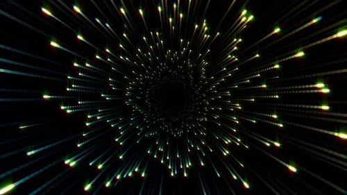 Abstrakter Neonlichtpfad Vj Loop 01 HD