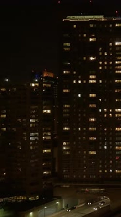 New York City Manhattan Skyline Vertical Smartphone Video Background