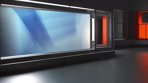 Dynamic TV Studio Environment: Immersive Virtual Set for Engaging Multimedia Broadcast