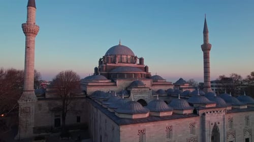 Mezquita de Beyazit al atardecer