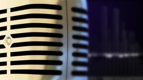 Concert Microphone Background Loop