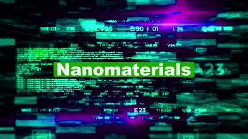 Nanomaterials Tech Words Hi Tech Backgrounds 05