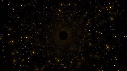 Golden Particle Luxury Awards Ceremony Background Awards Performance Flicker Light Beam Ray