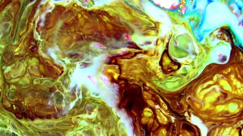 Vibrant Abstract Colors Swirling and Blending