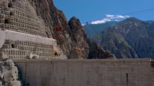 Large Dam in Construction Phase