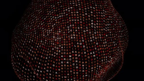 The Dynamic Movement of the Colorful Text Brings Key Business Terms to Life