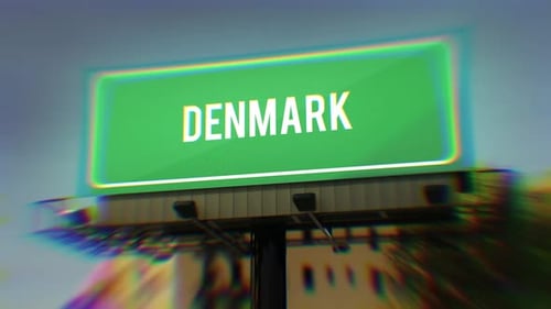Denmark Country Urban Street Billboard