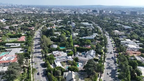 Beverly Hills at Los Angeles in California United States.