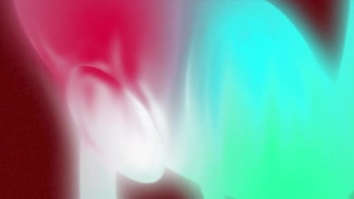 Fluid Abstract Glowing Shapes Background Loop