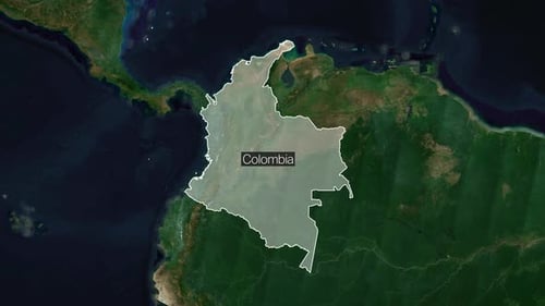 Colombia Label Map