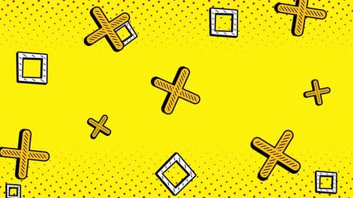 Geometric patterns memphis retro 80s-90s style background.