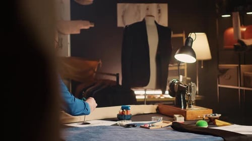 Tailor Choosing Items to Create Clothes