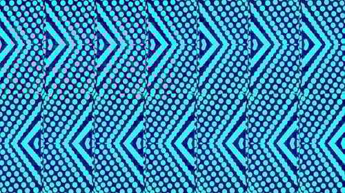 Seamless Looping Abstract Geometric Pattern Animation