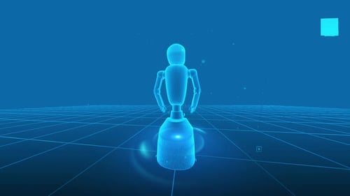 À la découverte de royaumes virtuels Un robot navigue dans le réseau numérique