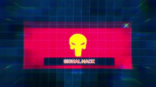 Termes de l'alerte de piratage du signal sur fond de carte satellite