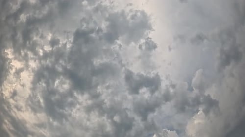 Dark Clouds Drifting in the Sky Above