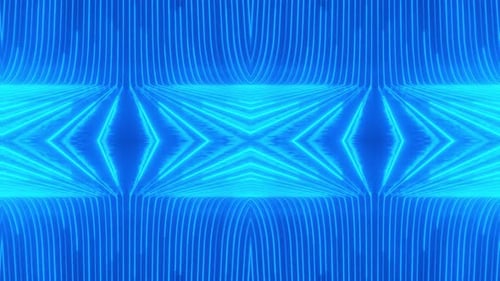 Abstrakter Hintergrund mit blauen Neonlinien.