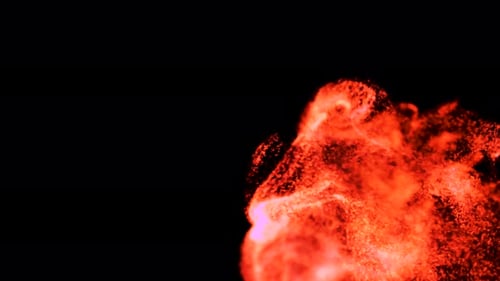 Dynamic Abstract Fluid Particle Energy Motion Background