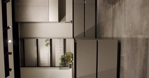 Luxury Kitchen with an Island Modern Interior in Luxury House