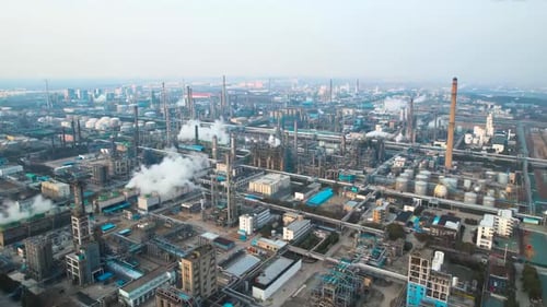 Saubere Energie, Wasserstoffherstellungsanlage, chemische Industrie, Rohre und produzieren Emissionen, die durch die p verursacht werden