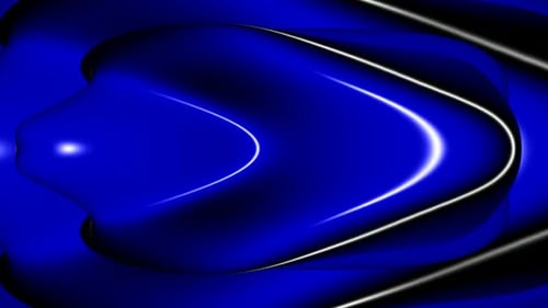 Seamless Looping Fluid Blue Abstract Shapes Background