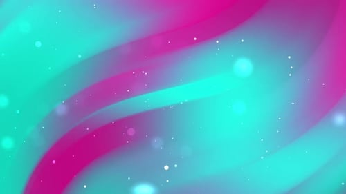 Fondo degradado rosa y cian con partículas de luz