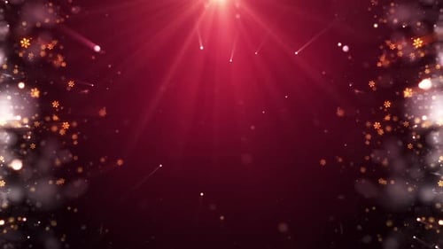 Elegant Christmas and New Year Festive Celebration Background with Red Light Rays