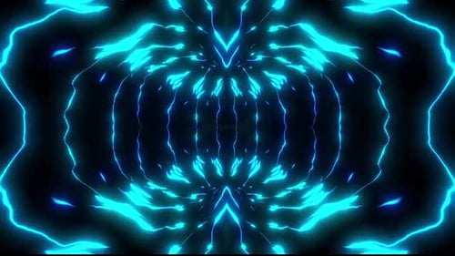 Dynamisches abstraktes Design mit blauen Blitzen