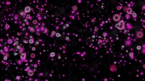 Abstract Fluid Pink Purple Particles Background