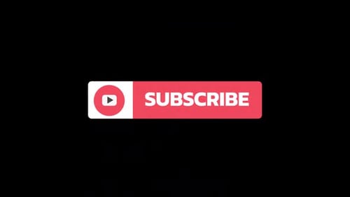 Youtube Subscribe Button On Alpha Channel