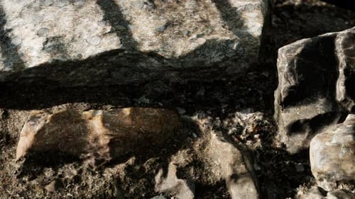 Nahaufnahme der Rocky Stones Formation