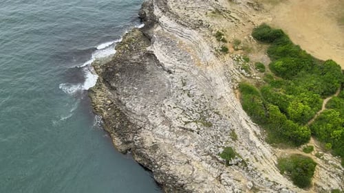 aerial cliff nature