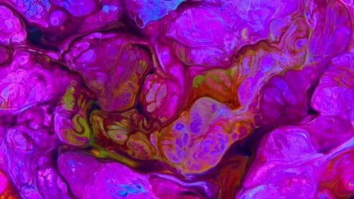 Abstract Fluid Paint Art Background