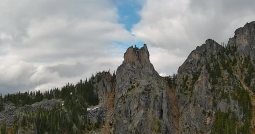 The Rugged Beauty of Mountain Peaks. British Columbia, Canada.