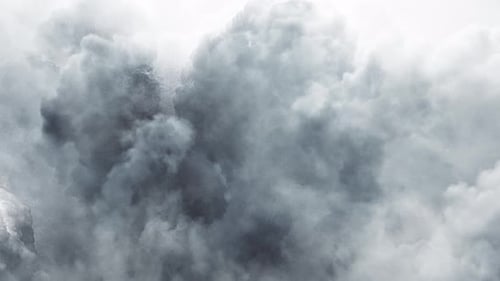 point of view dark and white clouds moving in the sky